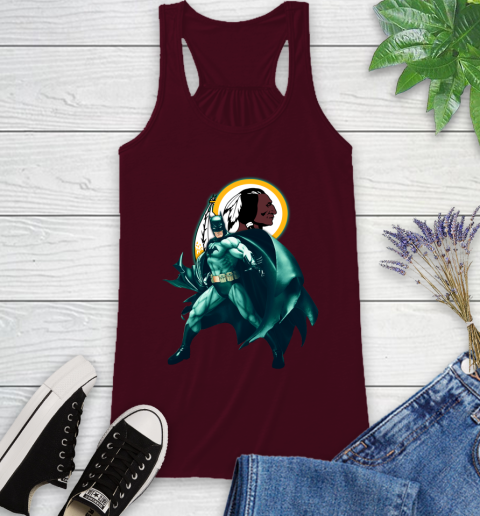 NFL Batman Football Sports Washington Redskins Racerback Tank 3