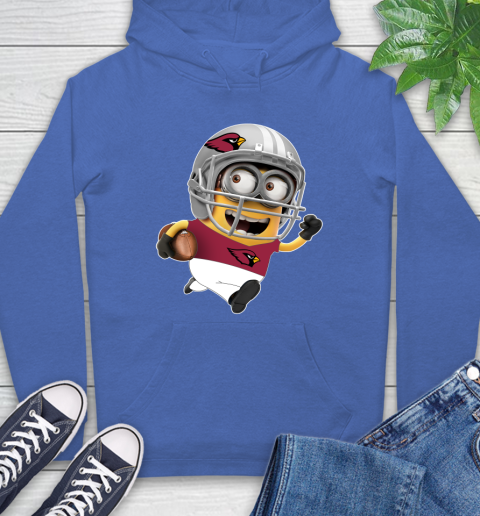 NFL Arizona Cardinals Minions Disney Football Sports Hoodie 9