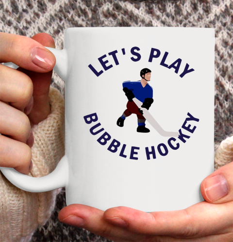 Bubble Hockey Let's Play Ceramic Mug 11oz