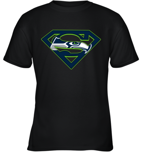 We Are Undefeatable The Seattle Seahawks x Superman NFL Youth T-Shirt