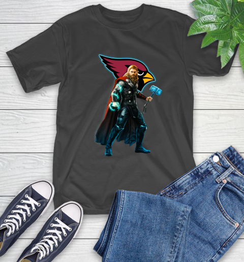 NFL Thor Avengers Endgame Football Arizona Cardinals T-Shirt 2