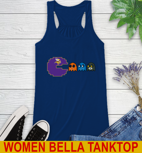 Minnesota Vikings NFL Football Pac Man Champion Racerback Tank 9