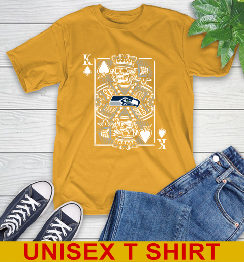 Seattle Seahawks NFL Football The King Of Spades Death Cards Shirt T-Shirt 3 Seattle Seahawks NFL Football The King Of Spades Death Cards Shirt T-Shirt - Image 3