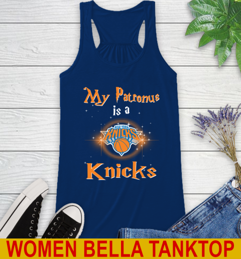 NBA Basketball Harry Potter My Patronus Is A New York Knicks Racerback Tank 8 NBA Basketball Harry Potter My Patronus Is A New York Knicks Racerback Tank - Image 8