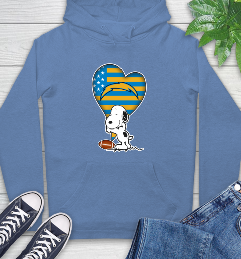 San Diego Chargers NFL Football The Peanuts Movie Adorable Snoopy Hoodie 11