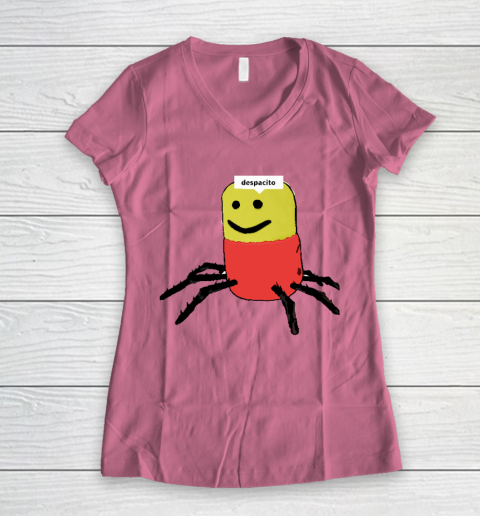 Despacito Target Spider Women's V-Neck T-Shirt 7