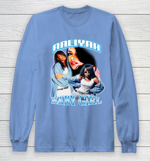 Aaliyah T Shirt Baby Girl Long Sleeve T-Shirt 8