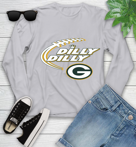 NFL Green Bay Packers Dilly Dilly Football Sports Youth Long Sleeve 5