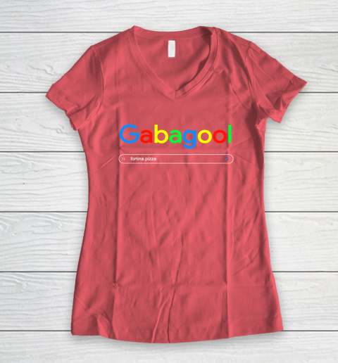 Gabagool Google Women's V-Neck T-Shirt 4
