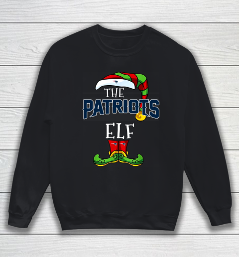 New England Patriots Christmas ELF Funny NFL Sweatshirt