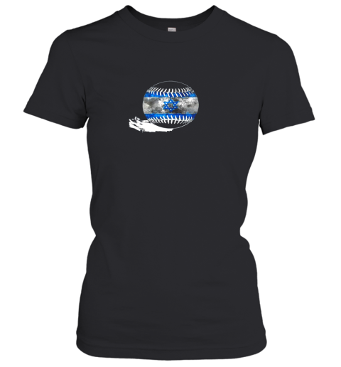 Vintage Baseball Israel Flag Shirt Israelis Pride Women's T-Shirt