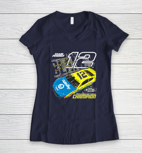 Ryan Blaney Championship For Fan Women's V-Neck T-Shirt 7