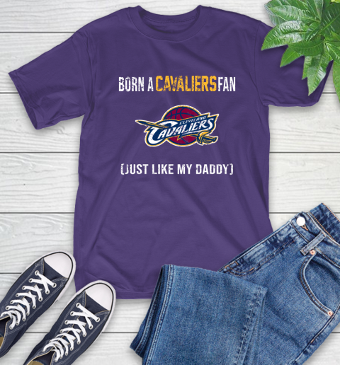 NBA Cleveland Cavaliers Loyal Fan Just Like My Daddy Basketball Shirt T-Shirt 5