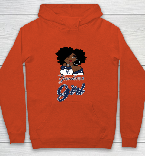 New York Yankeess Girl MLB Youth Hoodie 4