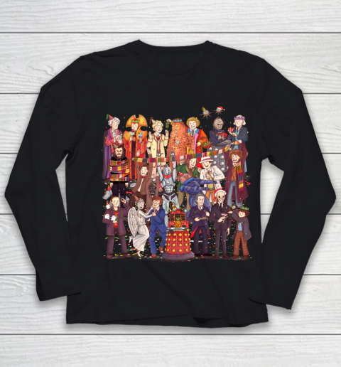 Doctor Who Shirt The Party Doesn't Start Until Yhe Doctor Walks In...Twelve Times Youth Long Sleeve