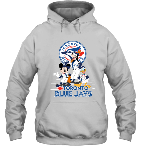 Toronto Blue Jays Mickey Donald And Goofy Baseball Hoodie