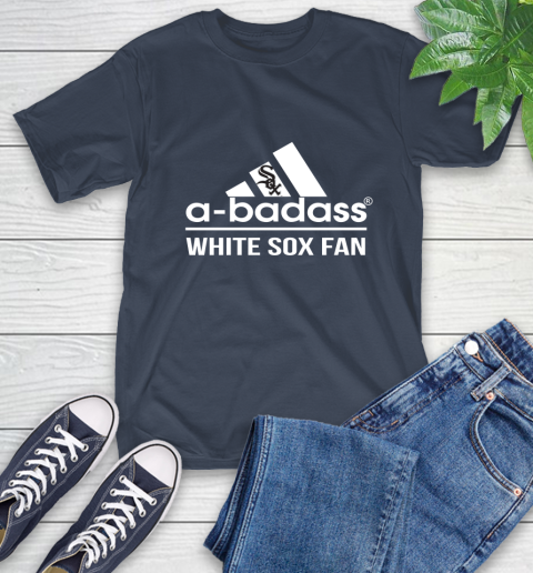 MLB A Badass Chicago White Sox Fan Adidas Baseball Sports T-Shirt 3