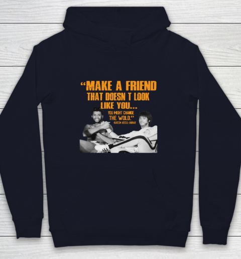 Kareem Abdul Jabbar Shirt Make A Friend That Doesn't Look Like You Youth Hoodie 2