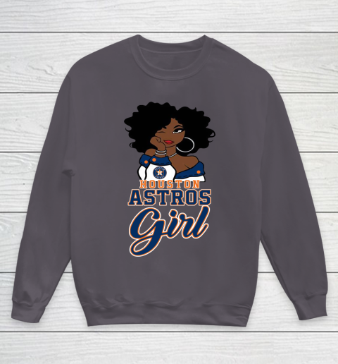 Houston Astross Girl MLB Youth Sweatshirt 6