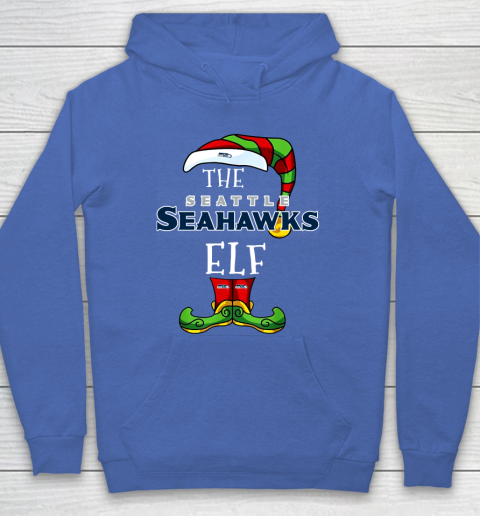 Seattle Seahawks Christmas ELF Funny NFL Hoodie 6