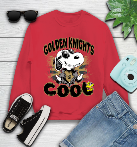 NHL Hockey Vegas Golden Knights Cool Snoopy Shirt Youth Sweatshirt 6