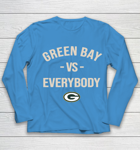 Green Bay Packers Vs Everybody Youth Long Sleeve 5