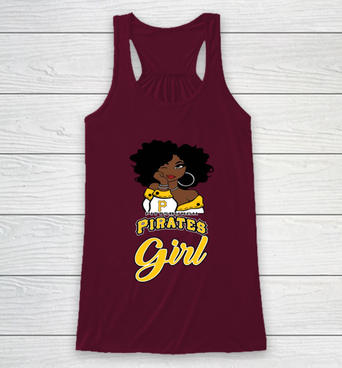 Pittsburgh Piratess Girl MLB Racerback Tank 3