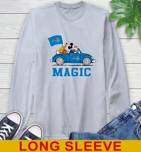 NBA Basketball Orlando Magic Pluto Mickey Driving Disney Shirt Long Sleeve T-Shirt 6