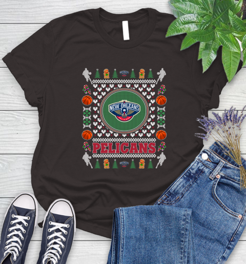 New Orleans Pelicans Merry Christmas NBA Basketball Loyal Fan Ugly Shirt 96