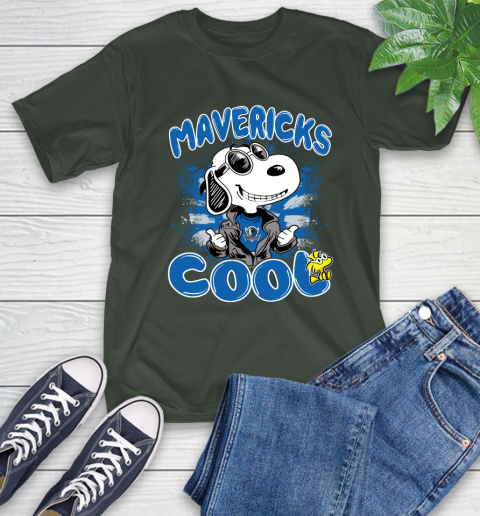NBA Basketball Dallas Mavericks Cool Snoopy Shirt T-Shirt 6