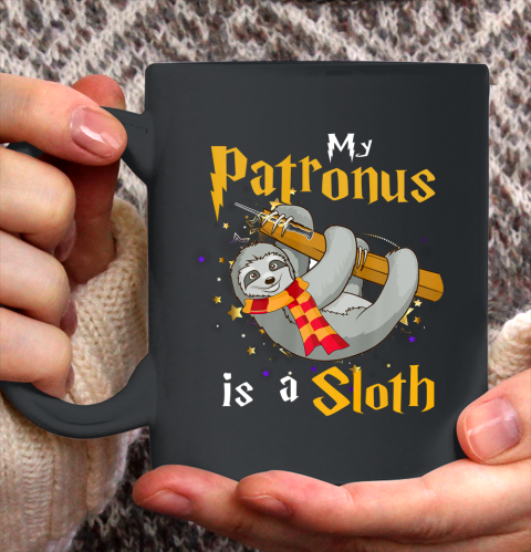 My Patronus Is a Sloth Halloween and Christmas Gift Ceramic Mug 11oz