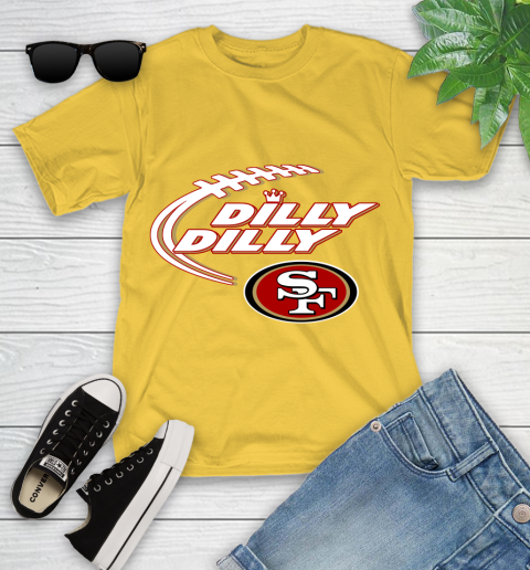 NFL San Francisco 49ers Dilly Dilly Football Sports Youth T-Shirt 8