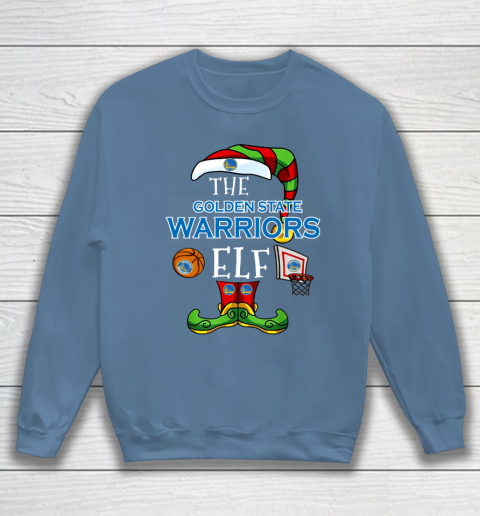 Golden State Warriors Christmas ELF Funny NBA Sweatshirt 6