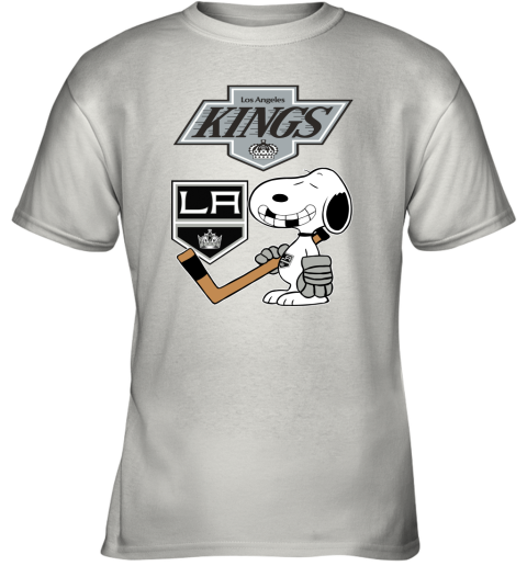 Los Angeles Kings Ice Hockey Broken Teeth Snoopy NHL Youth T-Shirt