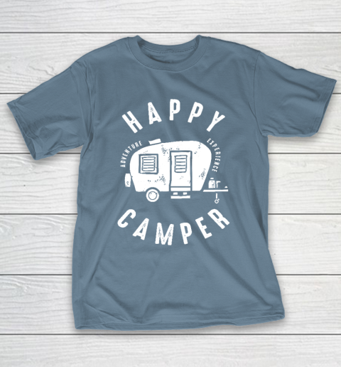 Happy Camping Camper Trailer W T-Shirt 6