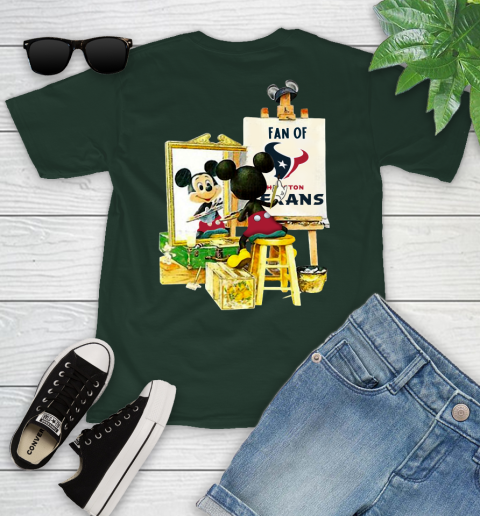 NFL Football Houston Texans Mickey Drawing Shirt 97