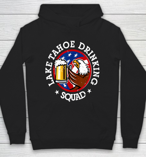 Lake Tahoe Drinking Squad July 4th Party Costume Beer Lovers Hoodie