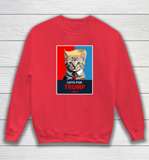 Cats For Trump 2024 Election Sweatshirt 6