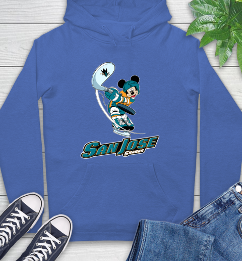 NHL Hockey San Jose Sharks Cheerful Mickey Mouse Shirt Hoodie 9