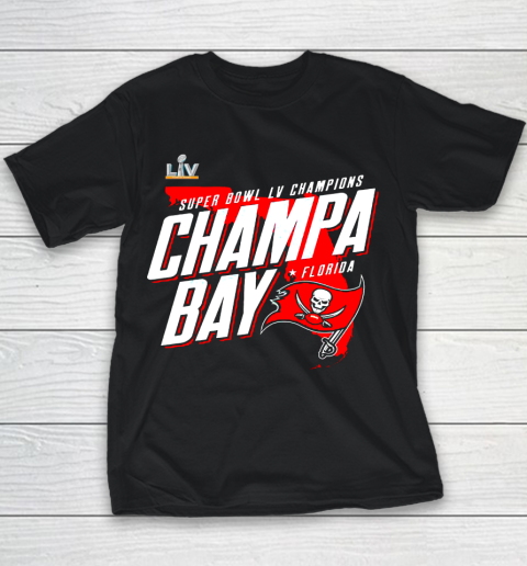 Champa Bay Tampa Bay Buccaneers Super Bowl LV Champions Youth T-Shirt
