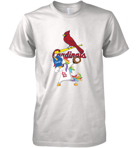 Hip Hop Dabbing Unicorn Flippin Love St Louis Cardinals Premium Men's T-Shirt