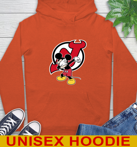 New Jersey Devils NHL Hockey Dabbing Mickey Disney Sports Hoodie 5