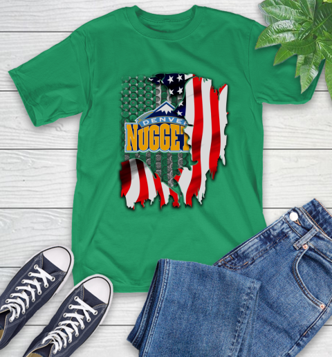 Denver Nuggets NBA Basketball American Flag T-Shirt 7
