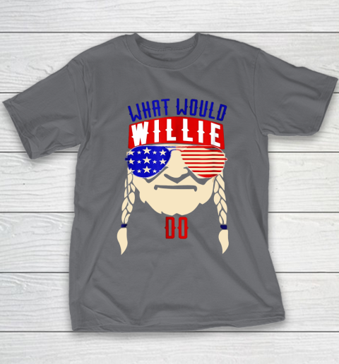 Willie Nelson shirt What would Willie do Youth T-Shirt 5