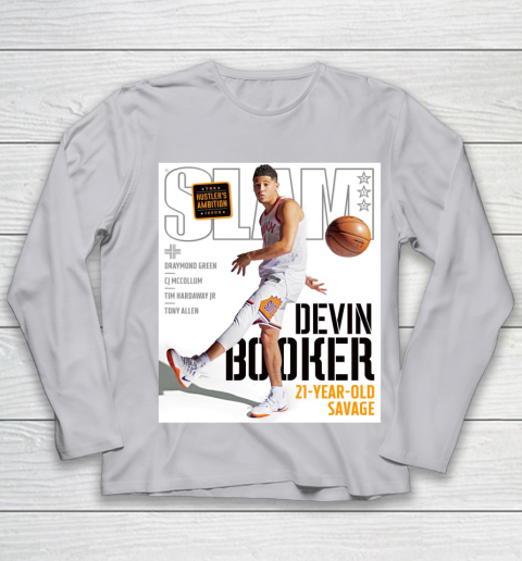 Devin Booker Slam Magazine Cover Phoenix Suns Youth Long Sleeve 3