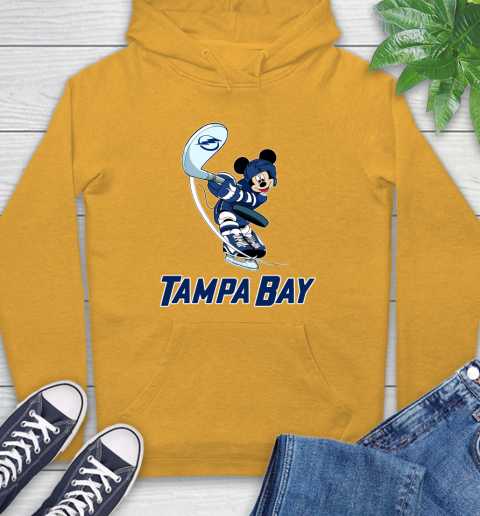 NHL Hockey Tampa Bay Lightning Cheerful Mickey Mouse Shirt Hoodie 3