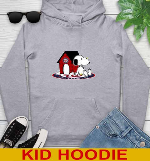 MLB Baseball Washington Nationals Snoopy The Peanuts Movie Shirt Youth Hoodie 6