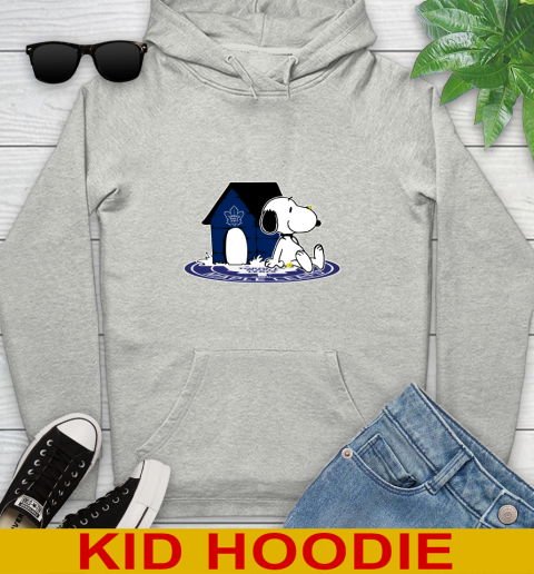 NHL Hockey Toronto Maple Leafs Snoopy The Peanuts Movie Shirt Youth Hoodie