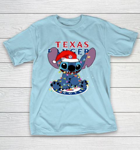 Texas Rangers MLB noel stitch Baseball Christmas T-Shirt 10
