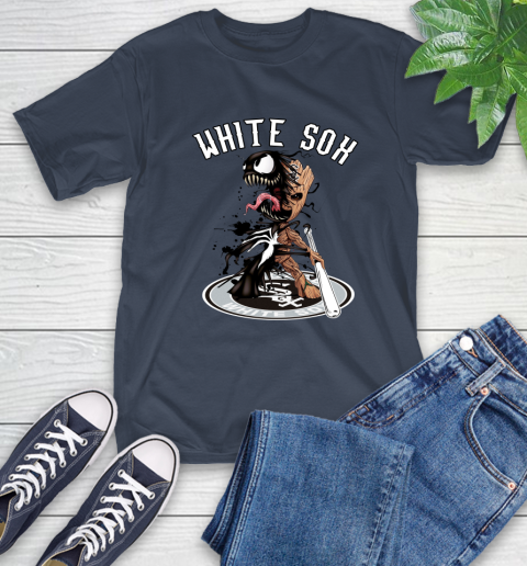 MLB Chicago White Sox Baseball Venom Groot Guardians Of The Galaxy T-Shirt 4
